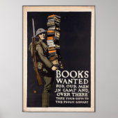  boeken Gezocht Poster (Voorkant)