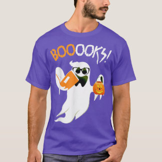 Boeken Ghost Boo Read Books Library Teacher Hallo T-shirt