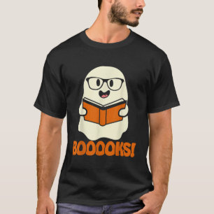 Boeken Ghost Boo Read Books Library Teacher Hallo T-shirt