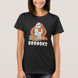 Boeken Ghost Boo Read Books Library Teacher Hallo T-shirt