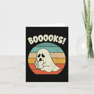 Boeken Ghost Halloween Leerboekenblad Kaart