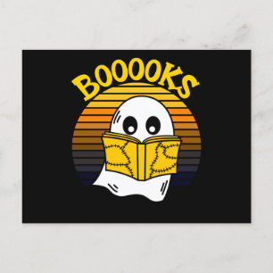 Boeken Ghost lezen boeken halloween Briefkaart