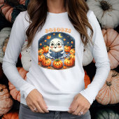 Boeken Ghost Pumpkin Halloween T-shirt
