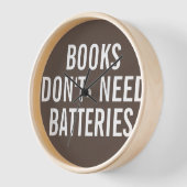 Boeken hebben geen batterijen nodig. (Hoek)