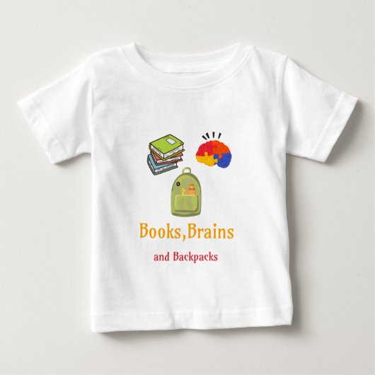 Boeken Hersenen en rugzakken School Begin (Voorkant)
