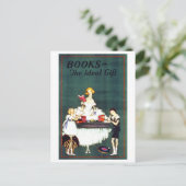 "Boeken: het ideale geschenk"  Briefkaart (Staand voorkant)