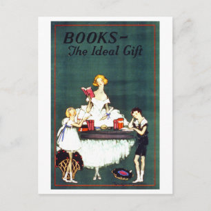"Boeken: het ideale geschenk" Briefkaart
