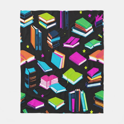 Boeken Het Kleurrijk Fleece Deken (Voorkant)