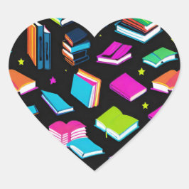 Boeken Het Kleurrijk Hart Sticker