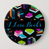 Boeken Het Kleurrijk Ronde Button 4,0 Cm (Voorkant)