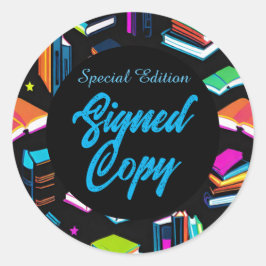 Boeken Het Kleurrijk Ronde Sticker