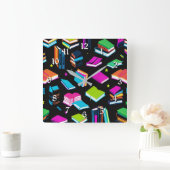 Boeken Het Kleurrijk Vierkante Klok (Huis)