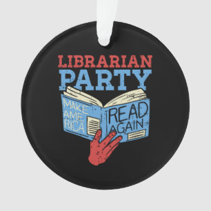 Boeken - Het Librarian Party Book Lover Gift Ornament
