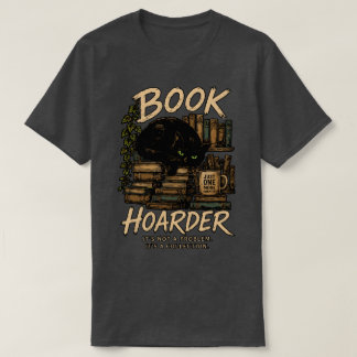 Boeken Hoarder Kat Collectie T-shirt