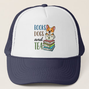 Boeken, Honden en het Weekend van de Tea Lezen Trucker Pet