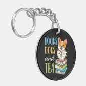 Boeken Honden en thee Sleutelhanger (Voorkant Links)