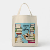 Boeken, Honden & Schrijver Life Tas (Achterkant)