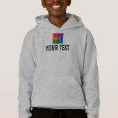 Boeken Hoodies Pullover Afbeelding Logo toevoegen (Voorkant)