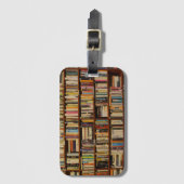 Boeken in de bibliotheek bagagelabel (Voorkant (verticaal))