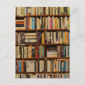 Boeken in de bibliotheek briefkaart (Voorkant)