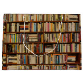 Boeken in de bibliotheek Gift Bag Groot Cadeauzakje (Voorkant)