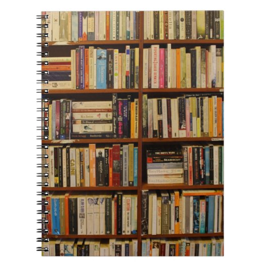 Boeken in de bibliotheek notitieboek (Voorkant)