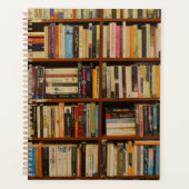 Boeken in de bibliotheek planner (Voorkant)
