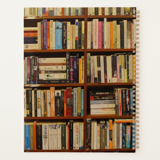 Boeken in de bibliotheek planner (Achterkant)