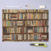 Boeken in een bibliotheekpatroon tissuepapier (Craft)