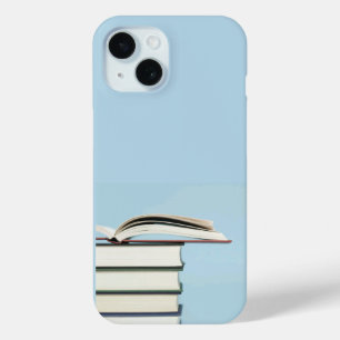 Boeken in een dossier van de Telefoon van de Tegel iPhone 15 Case