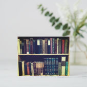  Boeken in een Shelf Briefkaart (Staand voorkant)