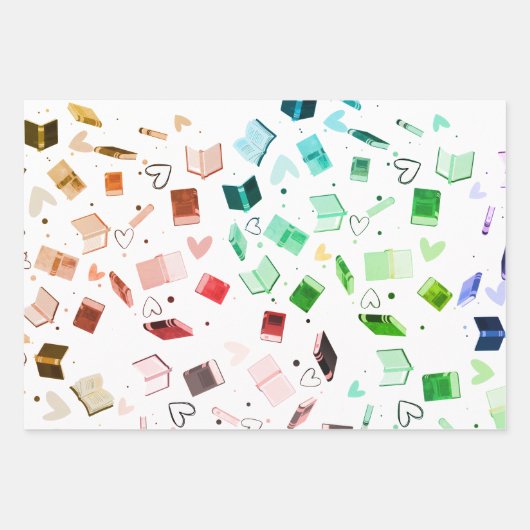 Boeken inpakpapier (Voorkant 3)