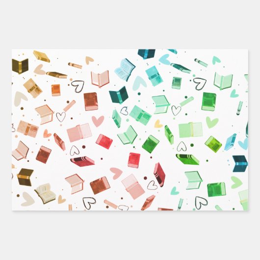 Boeken inpakpapier (Voorkant)