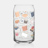 Boeken, kaarsen en thee blikvorm glas (Achterkant)