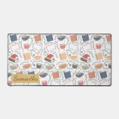 Boeken, kaarsen en thee bureaumat (Voorkant)