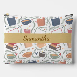 Boeken, kaarsen en thee etui