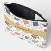 Boeken, kaarsen en thee etui (Open)