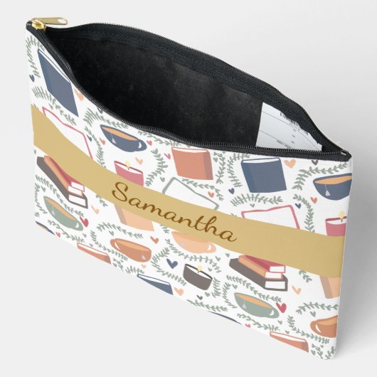 Boeken, kaarsen en thee etui (Open)