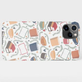 Boeken, kaarsen en thee iPhone hoesje (Achterkant horizontaal)