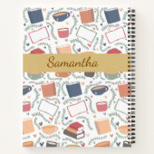 Boeken, kaarsen en thee notitieboek (Achterkant)