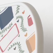 Boeken, kaarsen en thee pickleball paddle (Links Detail)