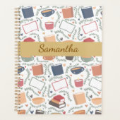 Boeken, kaarsen en thee planner (Voorkant)