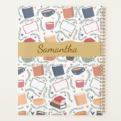 Boeken, kaarsen en thee planner (Achterkant)