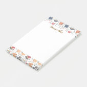 Boeken, kaarsen en thee post-it® notes (Schuin)