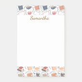 Boeken, kaarsen en thee post-it® notes (Voorkant)