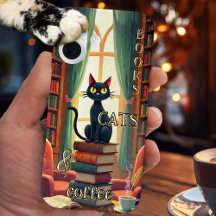 Boeken Katten en Koffie Phonehoesje 