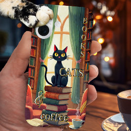 Boeken Katten en Koffie Phonehoesje iPhone 16 Hoesje