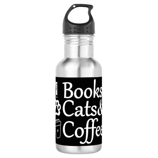 Boeken Katten & Koffie Waterfles (Voorkant)