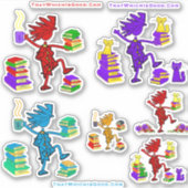 Boeken Katten Mok Collectie Sticker (Voorkant)