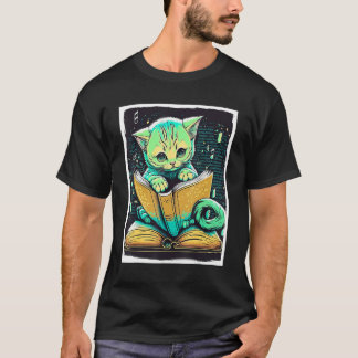 Boeken Kattenbril Fable Educator Lezen_ T-shirt